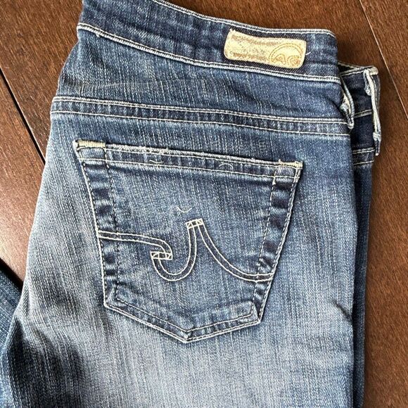 Adriano Goldschmeid Belle flare leg womens jeans size 29R y2k hippie boho - Picture 2 of 14